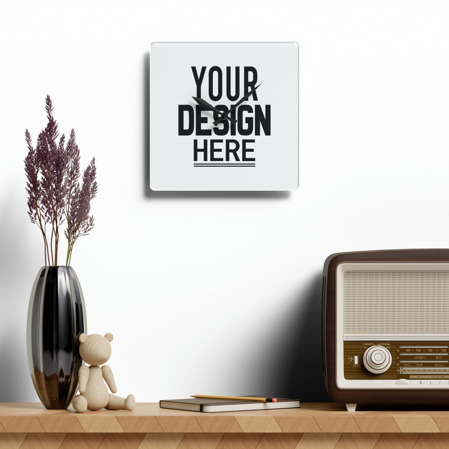 Custom Acrylic Square Wall Clock