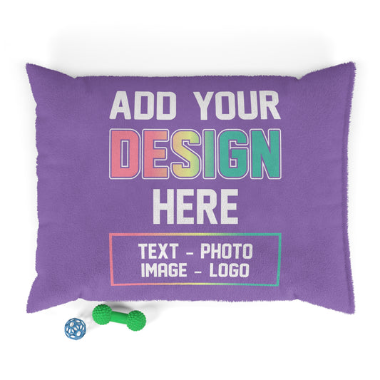 Custom Pet Bed w Zipper | Purple |
