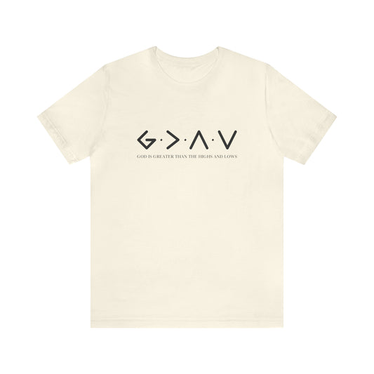 God is Greater Jersey Tee